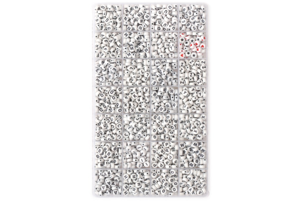 GRAINECRÉ Buchstaben-Perlen GC-736125 Love Letters 1500 Stück