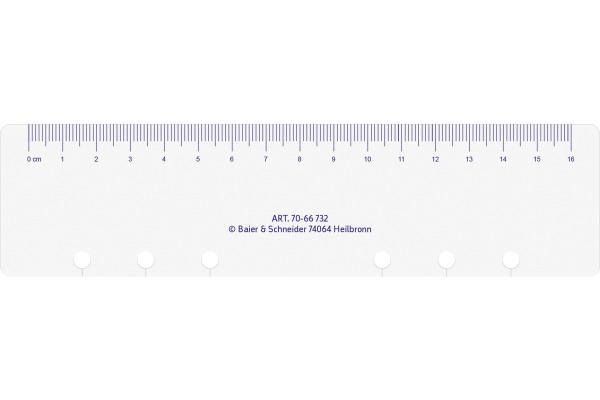 RIDOIDE Timing 2 Tagesanzeiger 7066732 transparent 5.3x18.5cm