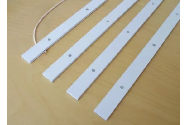 DEBEX Posterleisten 51x2cm LWMG 51 weiss, magnetisch