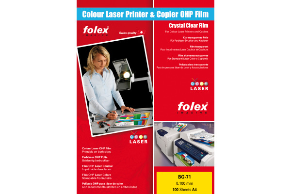 FOLEX Folie Laser A4 BG71 100my 100 Blatt