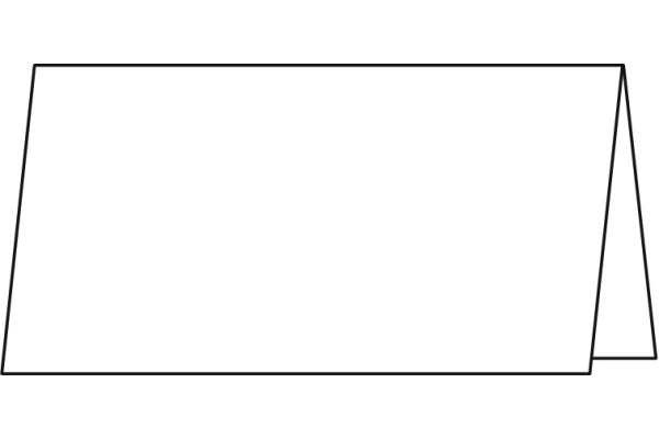 SIGEL Tischkarten 100x60mm DP047 weiss, 185g 40 Stück