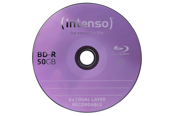 INTENSO Blue-ray 50 GB, 6x, Record. 5001124 Cake Box 25 Discs