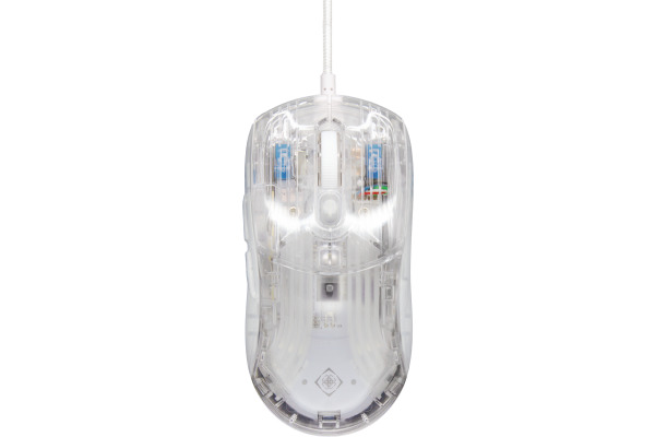 DELTACO Transparent Gaming Mouse,RGB GAM-159 Wired, DM330