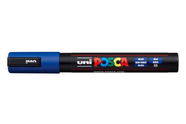 POSCA Marker 1.8-2.5mm PC-5M blau, Rundspitze