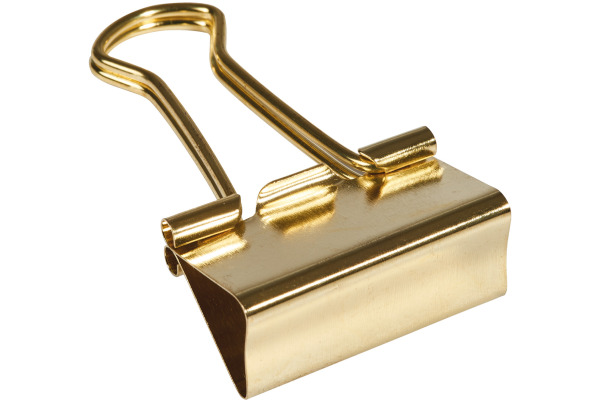 HERLITZ Vielzweckklammern weiss/gold 50021840 Pure Glam 3 Grössen, 3x4 Stück