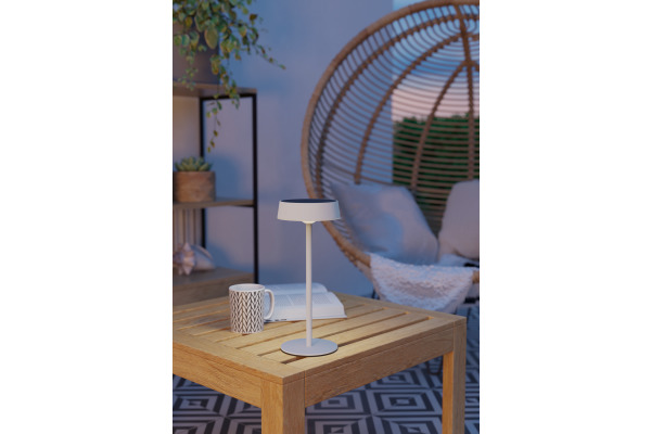 EGLO Tischleuchte Simeri 75877 weiss, Solar