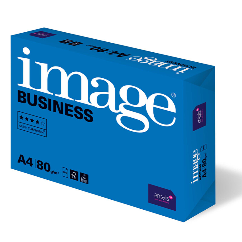ANTALIS Kopierpapier Image Business A4 80g, hochweiss 1/2 Palette 50'000 Blatt Box zu 5 x 500 Bl./Bg.,