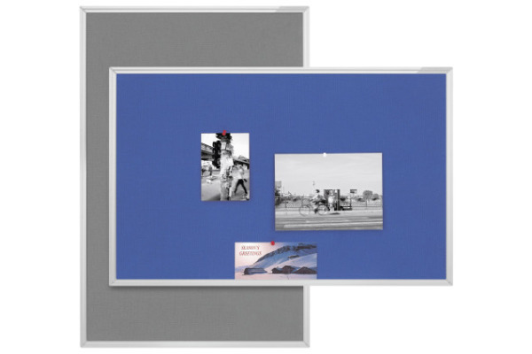 MAGNETOP. Design-Pinnboard SP 1412001 grau, Filz 1200x900mm