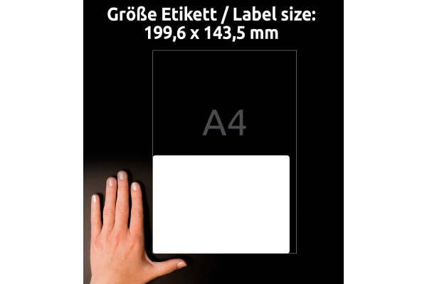 AVERY ZW. Adressetiketten 199,6x143,5mm LR7168100 recycling 200 Stück