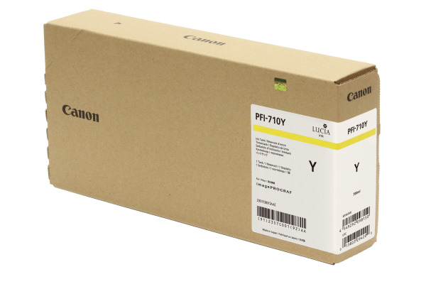 CANON Tintenpatrone yellow PFI710Y iPF TX-2000/300O/4000 700ml