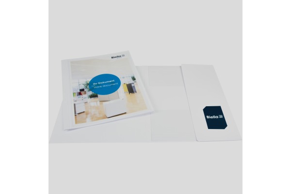 BIELLA Präsentationsmappe Pearl#2 18641101U weiss 245x315mm