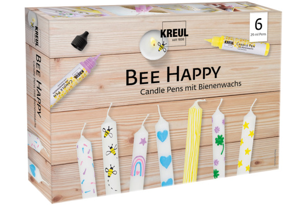KREUL CandlePen Bee Happy KR-49757 6 Stück