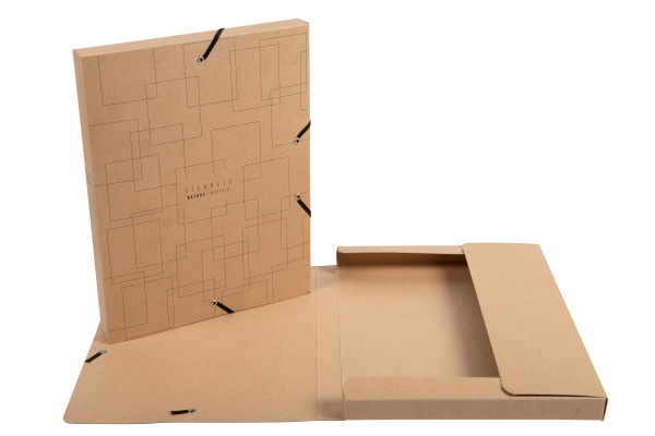 EXACOMPTA Sammelbox Eterneco A4 59247E braun ass. FSC 25x33x2.5cm