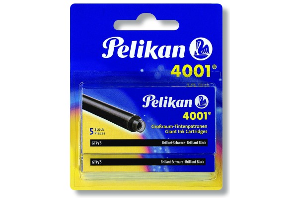 PELIKAN Tintenpatronen GTP/5/2/B 330860 schwarz, 2x5 Stück