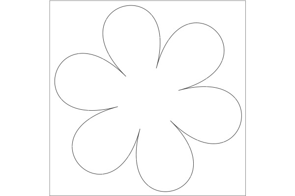 URSUS Blanko Motive 23x23cm 17120008F Blume 20 Blatt