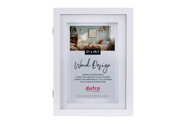 DUFCO Bilderrahmen 21x29.7cm 162010001 MemoryFrame, weiss