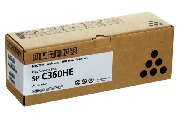 RICOH Toner black 408184 SP C360/361 7000 Seiten