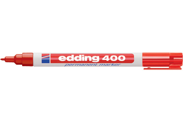 EDDING Permanent Marker 400 -1mm 400-2 rot