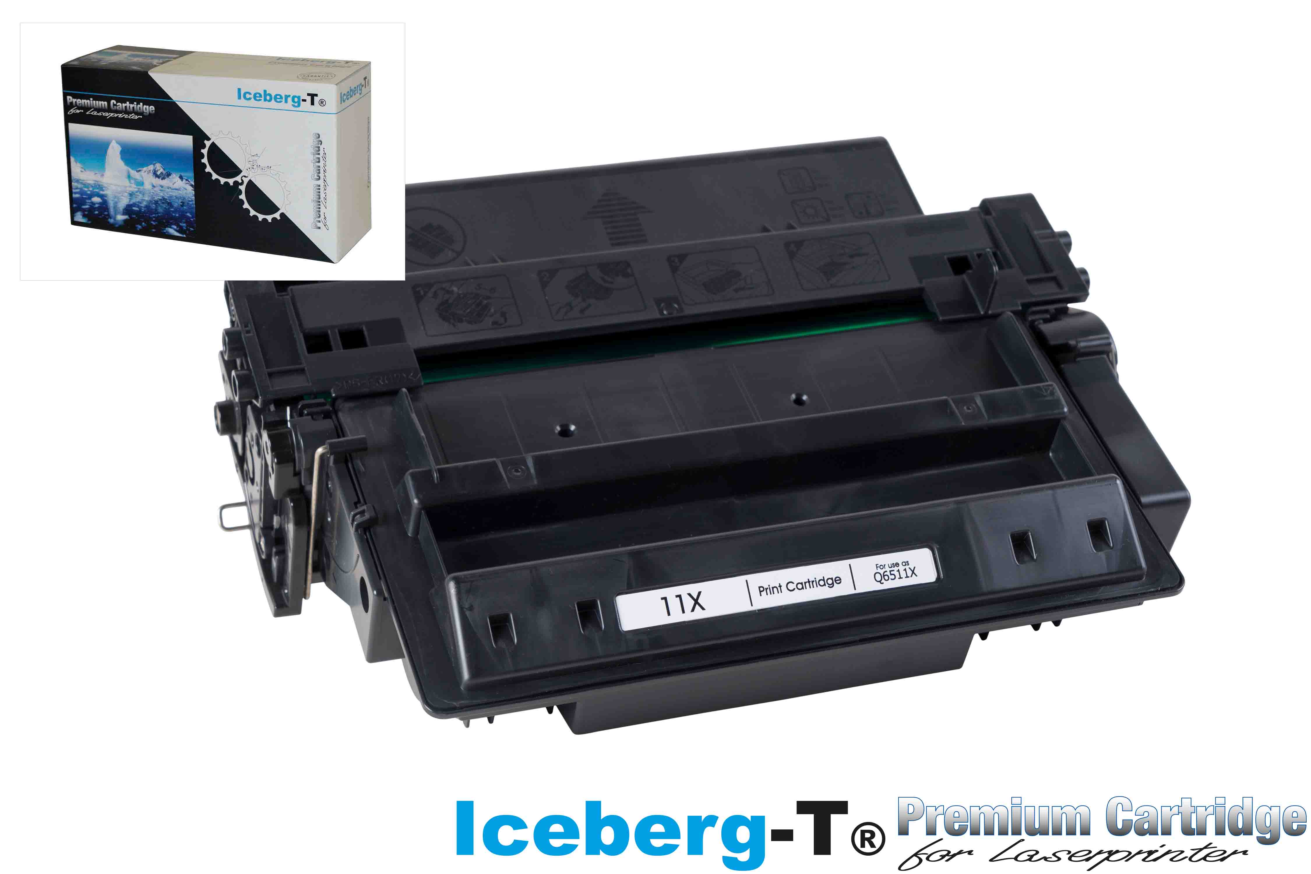 Iceberg-T Toner Q6511X 12'000 Seiten, schwarz