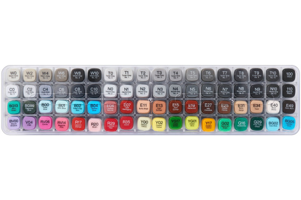 COPIC Marker Classic 20075161 Set B, 72 Stück