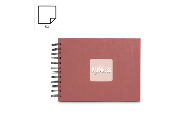 HAMA Spiralalbum Fine Art 24x17cm 9857 terra 25 Blatt