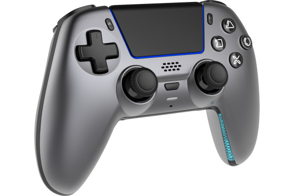 DELTACO Wireless Controller PS5 GAM-199-S with charging dock, Gray