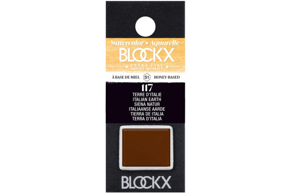 BLOCKX Aquarellfarbe 1.5ml 41117BXC siena Natur