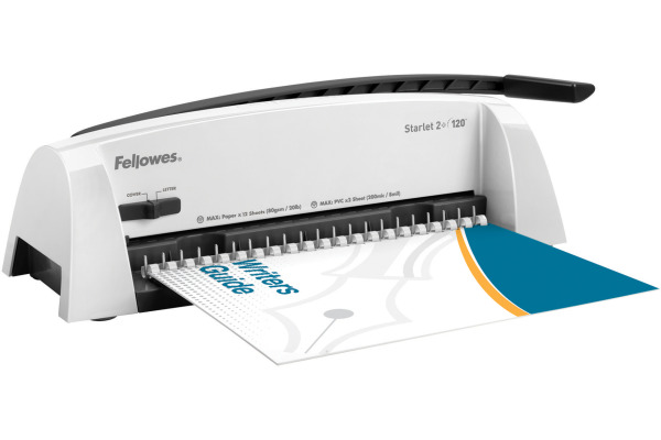 FELLOWES Plastikbindegerät Starlet 2 A4 5227901 schwarz/weiss