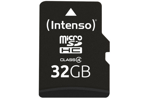 INTENSO micro SDHC Card Class 4 32GB 3403480 incl. SD Adapter