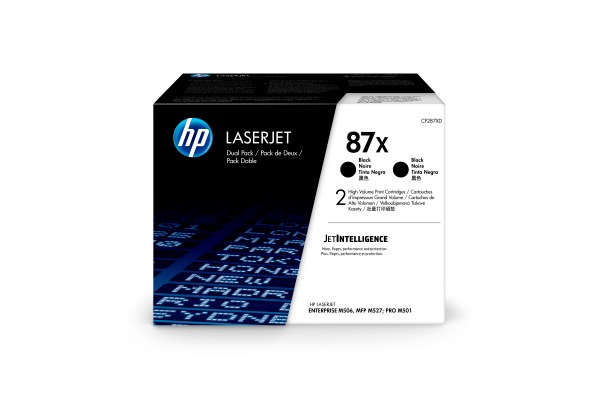 HP Toner-Modul 87X schwarz CF287XD LJ Enterprise M527 2 Stück