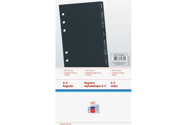 RIDOIDE Timing 2 Adress/Tel.Reg. 7066812 A-Z 8-teilig 11.4x17.5cm
