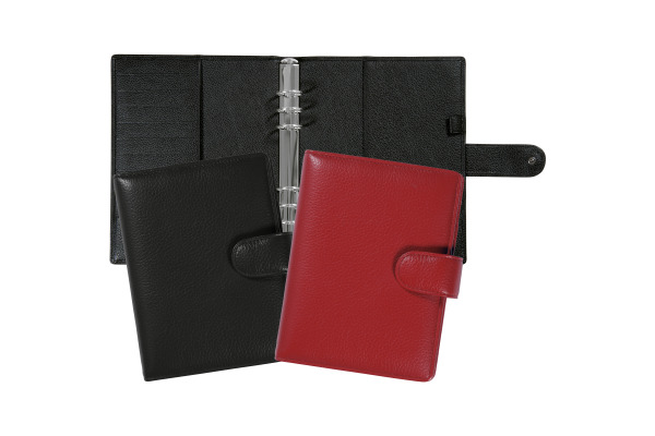 SUCCES Agenda A5 Ringbuch Cadiz 84736545U Leder rot 18.5x23.6cm