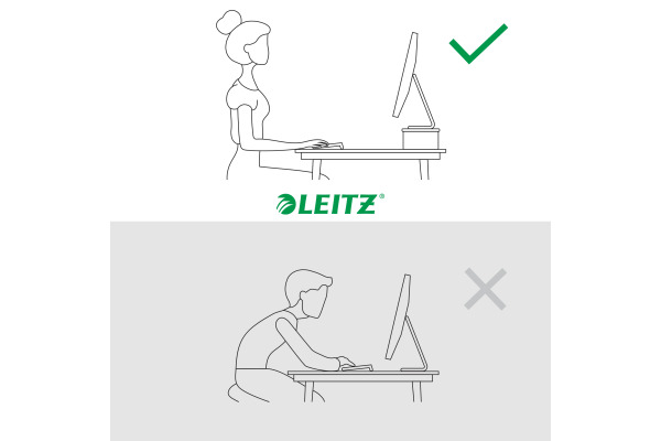 LEITZ Monitorständer Ergo 64340001 Weiss