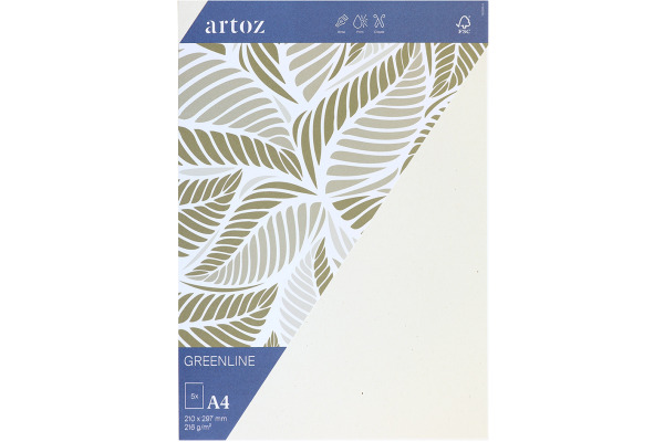 ARTOZ Karten 1001 A4 269614242 216g, tortilla 5 Blatt