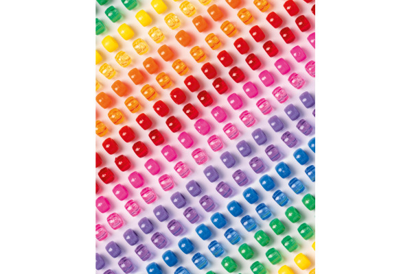 FOLIA Perlen Mix Basic 500g 32530 Jumbo Pack, 9mm