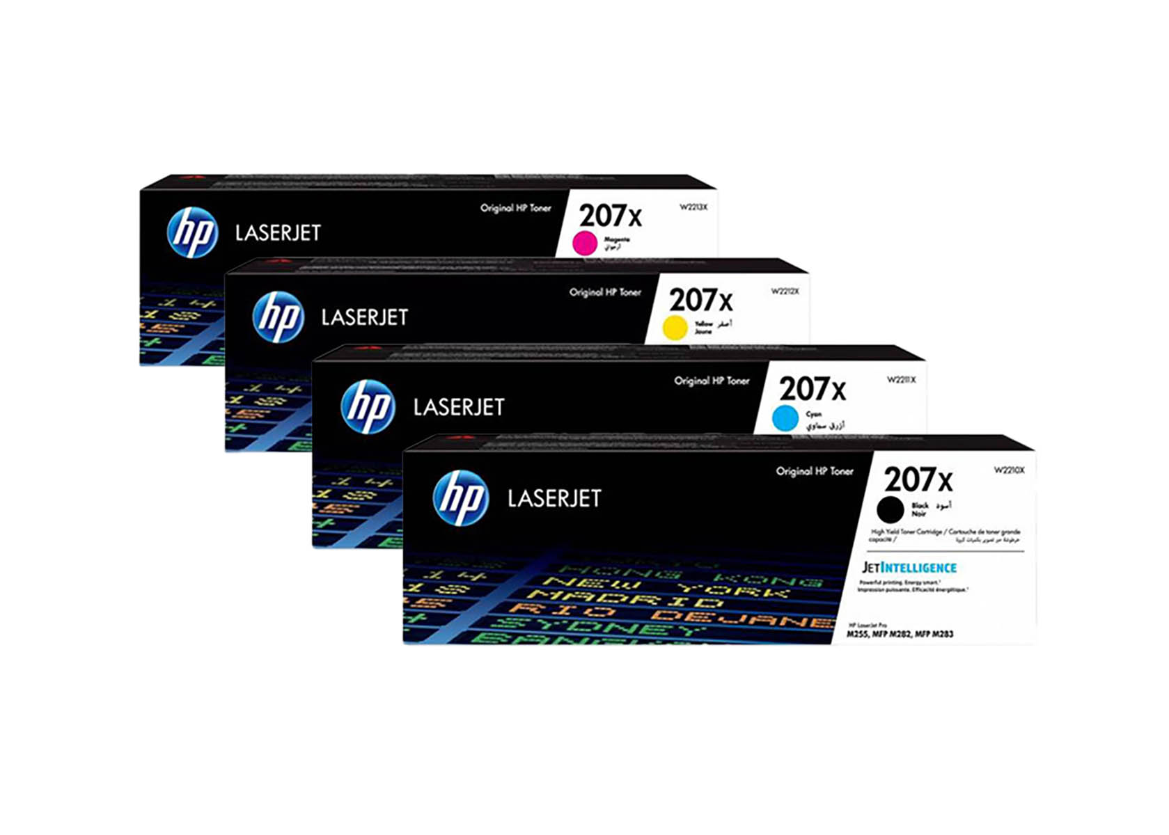 Original HP 207X / W2210X SET Multipack / Set mit allen vier Farben