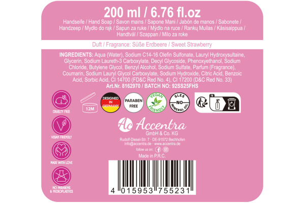 KOOLKIDZ Handseife 310ml 8162970 süsse Erdbeere