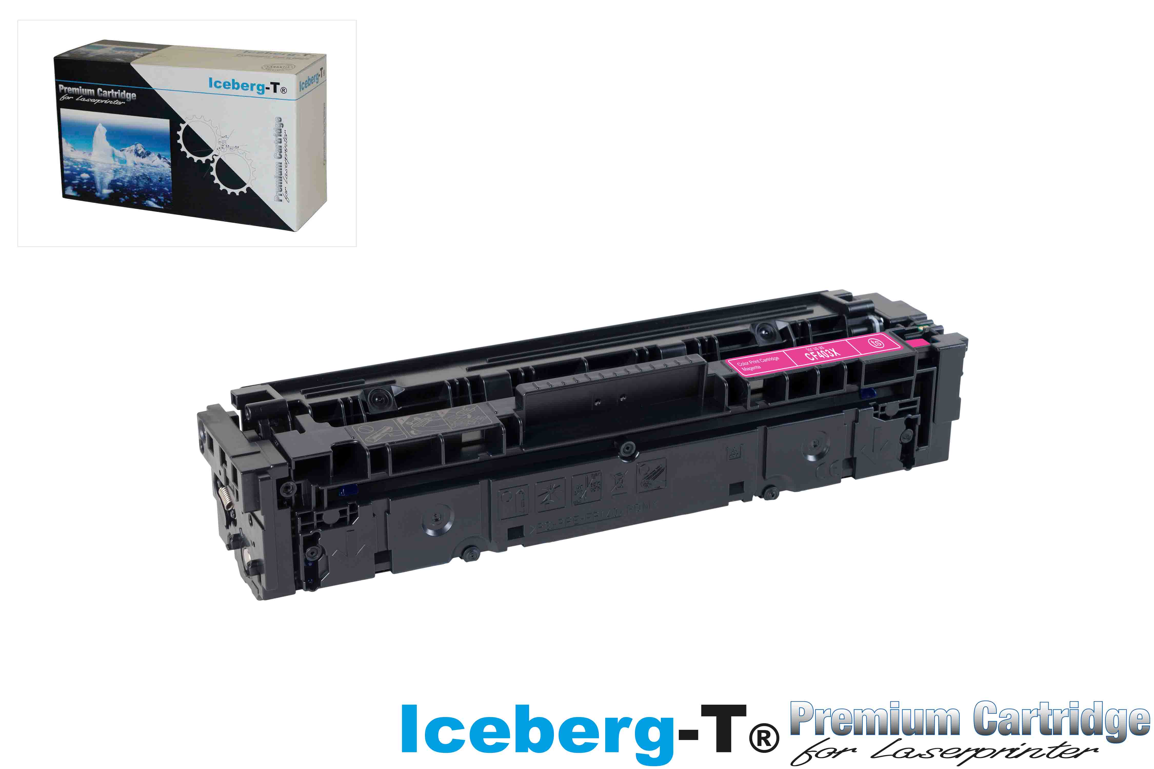 Iceberg-T Toner CF403X 2'300 Seiten, magenta