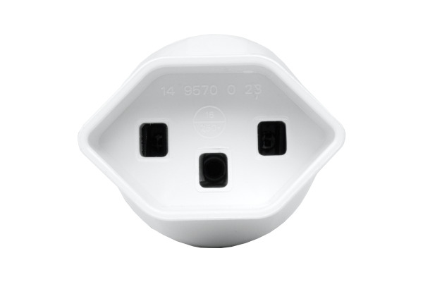 STEFFEN Reiseadapter Schweiz - Europa 1409570 weiss