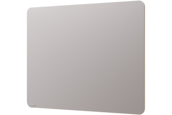 LEGAMASTE Glasboard 90x120cm 7-104254 matt, Warm Grey runde Ecken