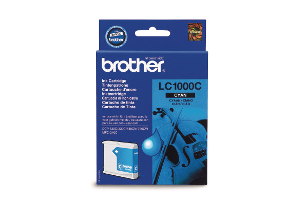 BROTHER Tintenpatrone cyan LC-1000C DCP-130C/MFC-240C 400 Seiten