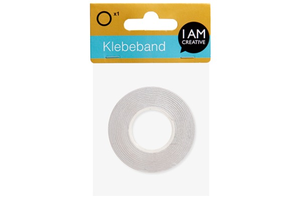 I AM CREA Klebeband 6mmx10m 4080.02 beidseitig