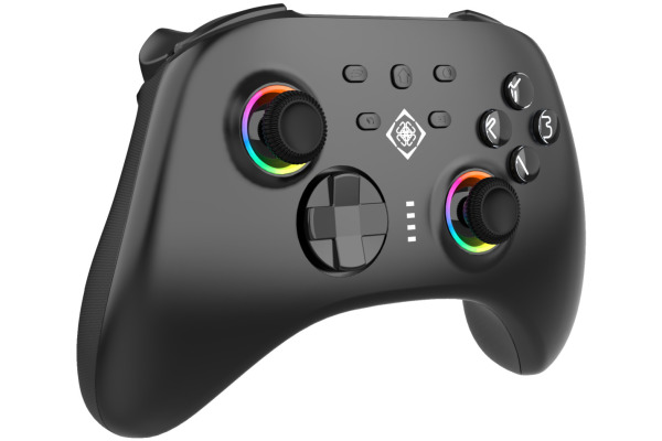 DELTACO GAMING Wirel. 3-in-1 PC Ctrl. GAM-184 with 2.4G + BT 5.2, Black