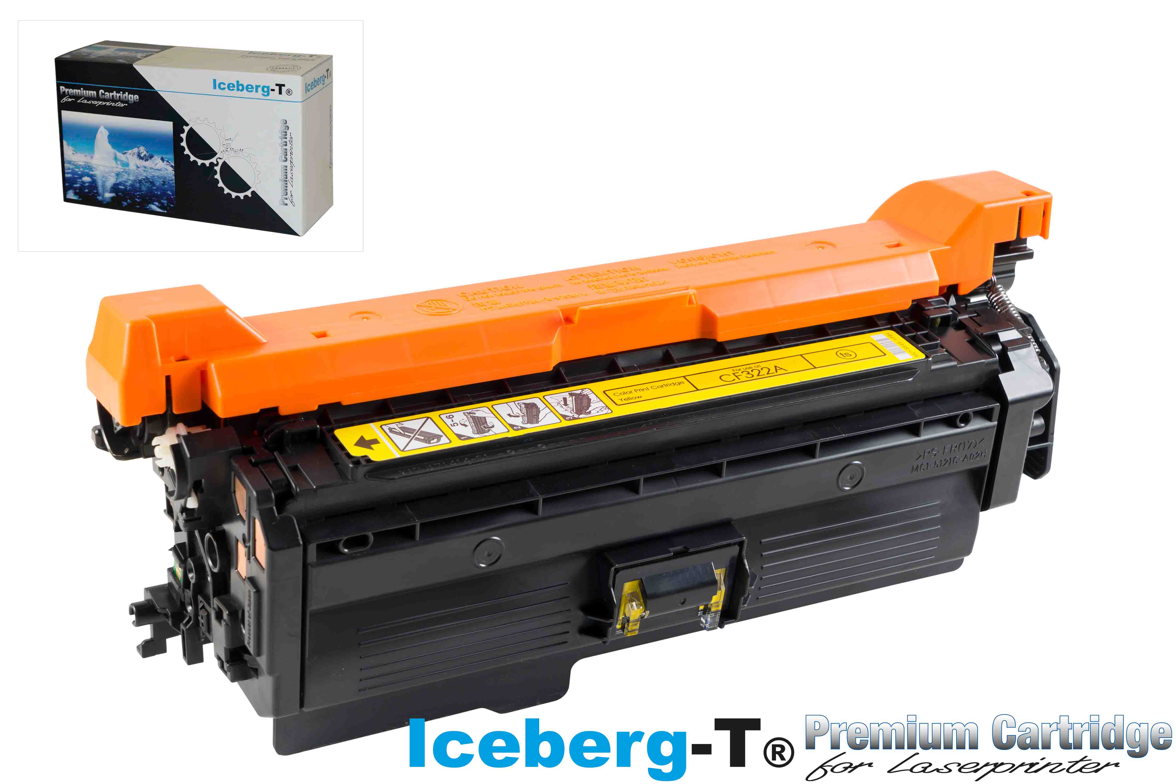 Iceberg-T Toner CF322A / 653A 16'500 Seiten, yellow