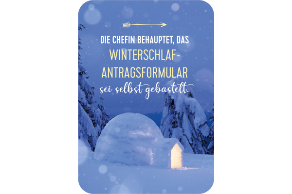 ARS EDITI Adventskalender 7.2x10.5cm 136214 24 Karten zum Abreagieren