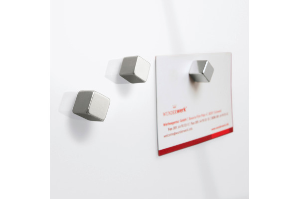 SIGEL Glas-Magnetboard GL158 weiss 300x300x15mm