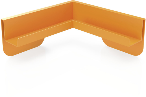 MAGNETOP. Eckablageschale Infinity Wall 114661028 melonengelb