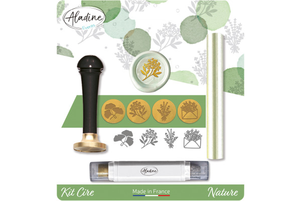 ALADINE Sigelwachs Set 71129 Natur