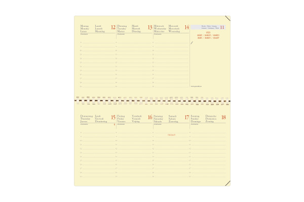 CONCEPTUM Notizbuch A4 CO110 schwarz, blanco 97 Blatt