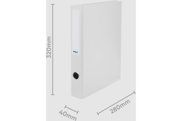 BIELLA Ringbuch Dinor-Quatro 5cm 12644401U 4 Ringe weiss A4+